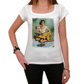 Pin-up picnic, White Women's T-shirt, 100% cotton 00212