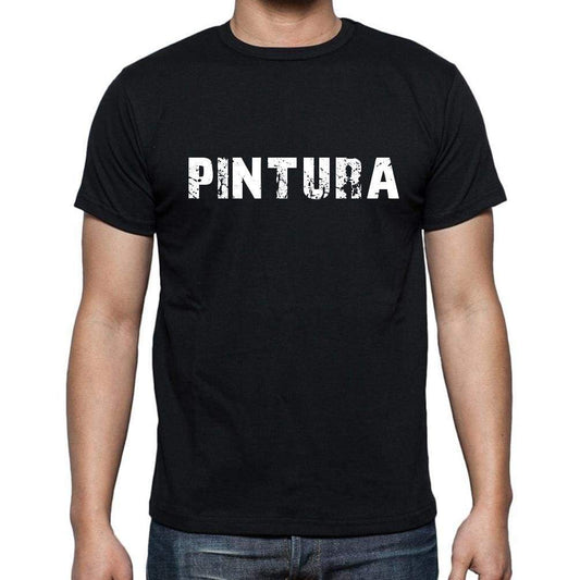 Pintura Mens Short Sleeve Round Neck T-Shirt - Casual