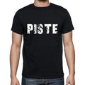 piste, French Dictionary, Men's Short Sleeve Round Neck T-shirt 00009