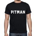 pitman ,Men's Short Sleeve Round Neck T-shirt 00004