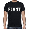 plant , white letters, Men's Short Sleeve Round Neck T-shirt 00007