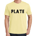 plate Men's Short Sleeve Round Neck T-shirt 00043