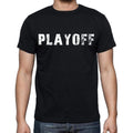 playoff , white letters, Men's Short Sleeve Round Neck T-shirt 00007
