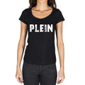plein, German Cities Black, Women's Short Sleeve Round Neck T-shirt 00002