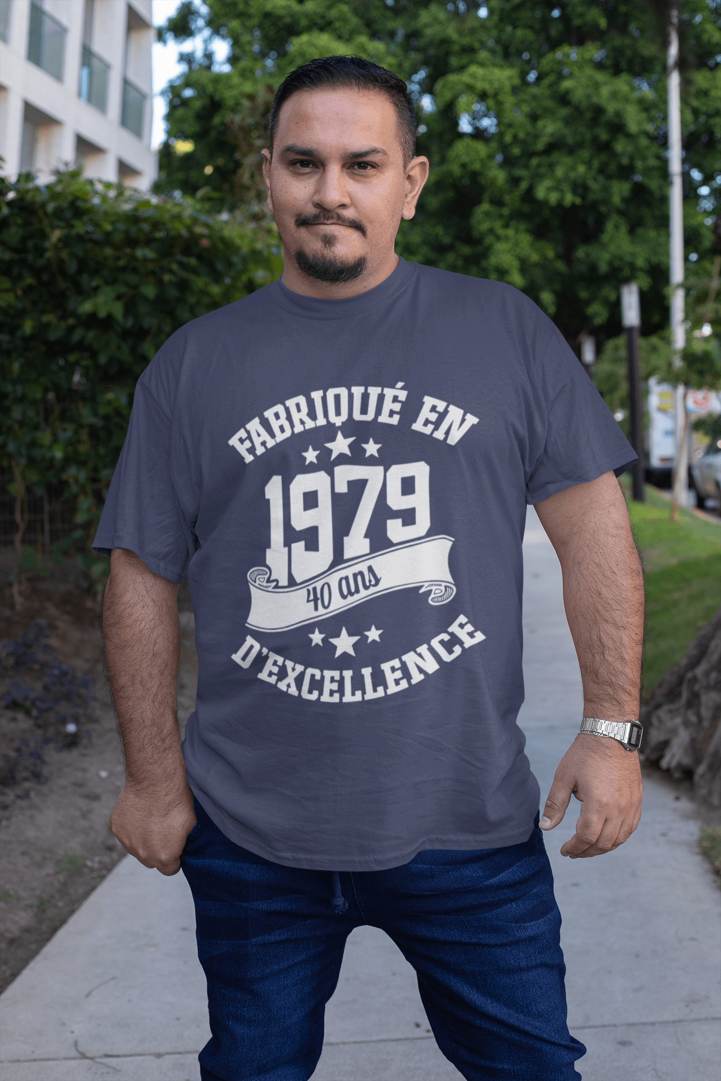 ULTRABASIC - Fabriqué en 1979, 40 Ans d'être Génial Unisex T-Shirt Denim