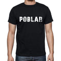 poblar, Kurzarm-T-Shirt für Herren mit Rundhalsausschnitt