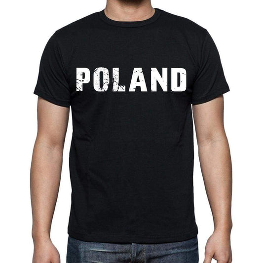 Poland T-Shirt For Men Short Sleeve Round Neck Black T Shirt For Men - T-Shirt