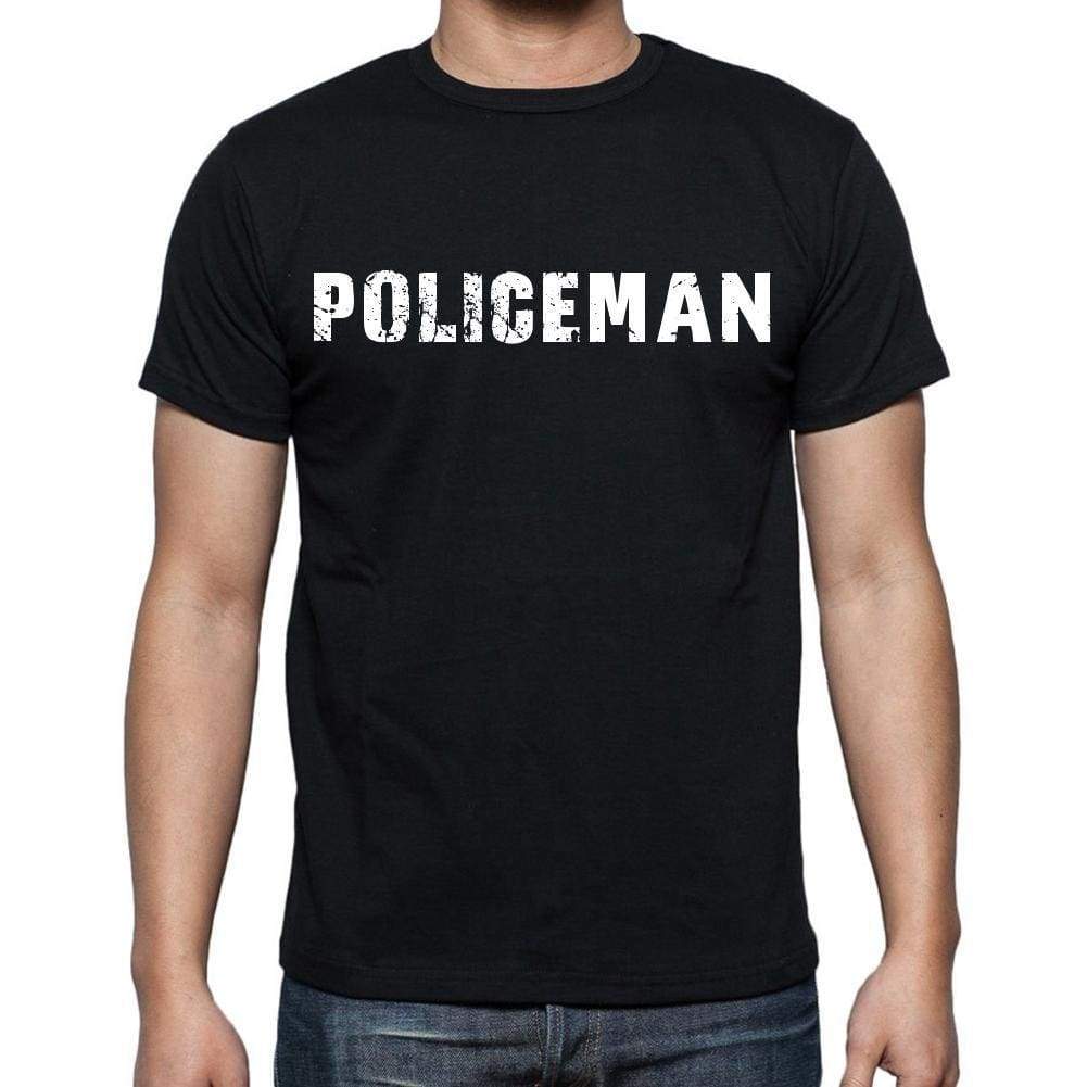 Policeman Mens Short Sleeve Round Neck T-Shirt - Casual