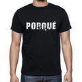 porqu?©, Men's Short Sleeve Round Neck T-shirt