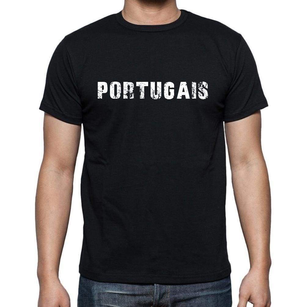 Portugais French Dictionary Mens Short Sleeve Round Neck T-Shirt 00009 - Casual