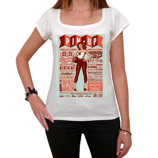 Poster Pin-Up Retro Vintage Womens T-Shirt