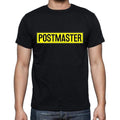 Postmaster t shirt, mens t-shirt, occupation, S Size, Black, Cotton
