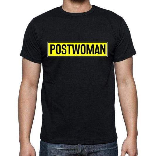 Postwoman T Shirt Mens T-Shirt Occupation S Size Black Cotton - T-Shirt