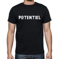 potentiel, French Dictionary, Men's Short Sleeve Round Neck T-shirt 00009