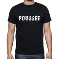 poussée, Französisches Wörterbuch, Herren-Kurzarm-Rundhals-T-Shirt 00009