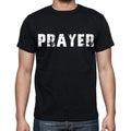 prayer , white letters, Men's Short Sleeve Round Neck T-shirt 00007