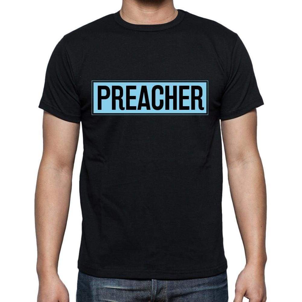 Preacher T Shirt Mens T-Shirt Occupation S Size Black Cotton - T-Shirt