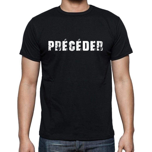 Précéder French Dictionary Mens Short Sleeve Round Neck T-Shirt 00009 - Casual
