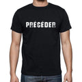 précéder, French Dictionary, Men's Short Sleeve Round Neck T-shirt 00009