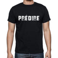 prédire, French Dictionary, Men's Short Sleeve Round Neck T-shirt 00009