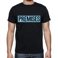 Premises t shirt, mens t-shirt, occupation, S Size, Black, Cotton