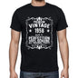 Premium Vintage Year 1958 Black Mens Short Sleeve Round Neck T-Shirt Gift T-Shirt 00347 - Black / S - Casual