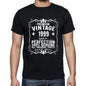 Premium Vintage Year 1999 Black Mens Short Sleeve Round Neck T-Shirt Gift T-Shirt 00347 - Black / S - Casual