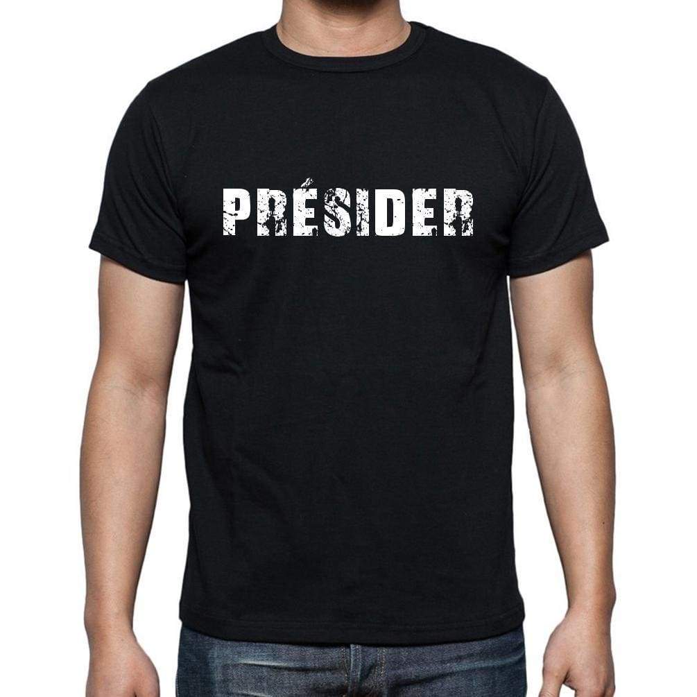 Présider French Dictionary Mens Short Sleeve Round Neck T-Shirt 00009 - Casual