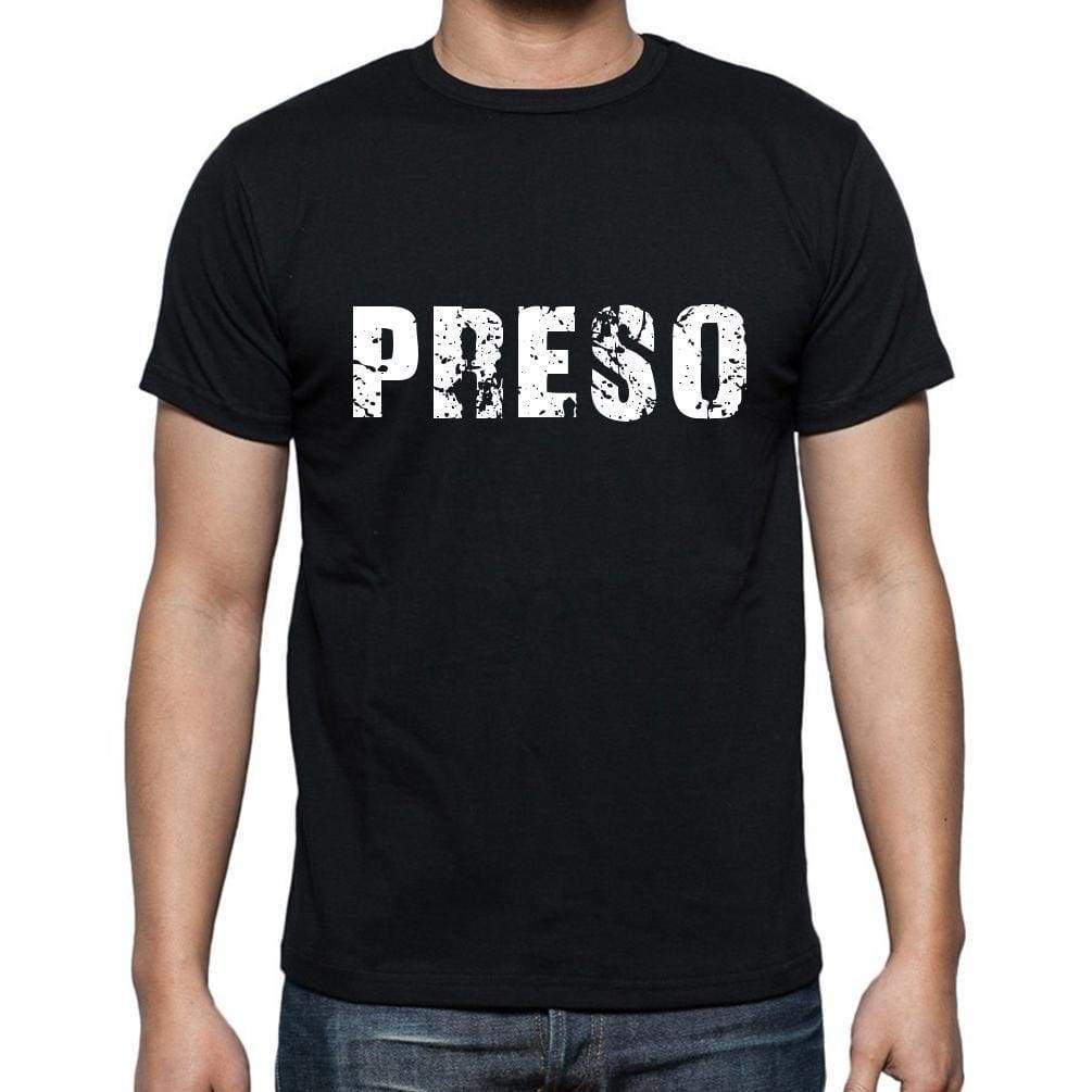 Preso Mens Short Sleeve Round Neck T-Shirt - Casual