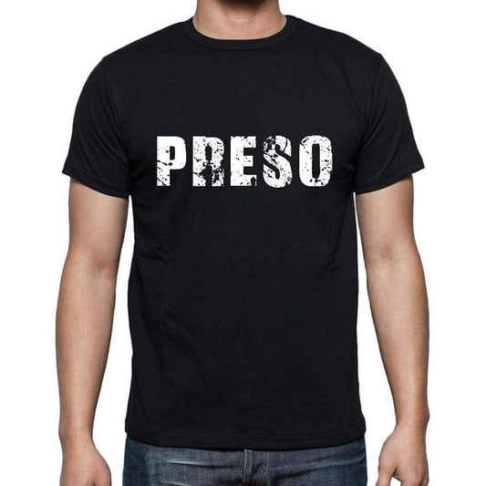 Preso Mens Short Sleeve Round Neck T-Shirt - Casual