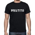 prestito, Herren-Kurzarm-Rundhals-T-Shirt 00017