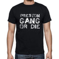 PRESTON Family Gang Tshirt, Men's Tshirt, Black Tshirt, Gift T-shirt 00033