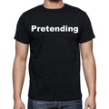 Pretending Herren-T-Shirt mit kurzen Ärmeln und Rundhalsausschnitt