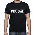 proche, French Dictionary, Men's Short Sleeve Round Neck T-shirt 00009