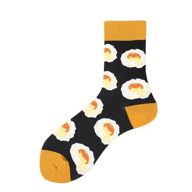 Kreative hochwertige Mode Harajuku Kawaii glückliche Frauen Socken Milch Essen Malerei Erdbeere Tier Druck lustige Socken süße Socke