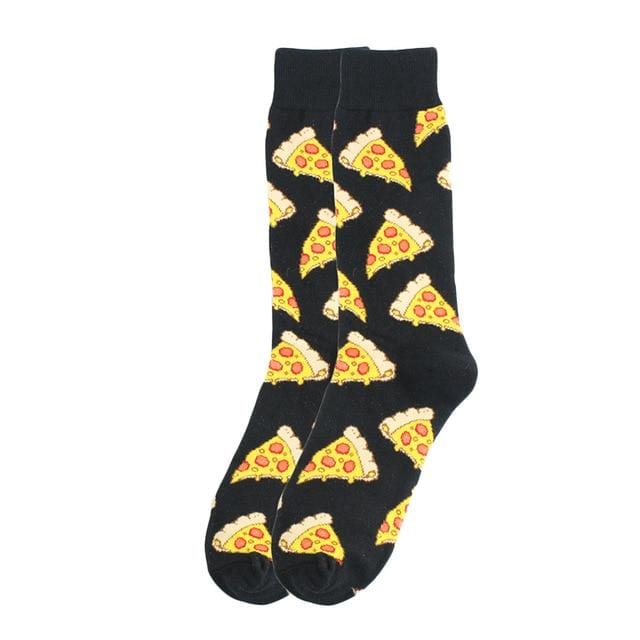 Happy chaussettes mode Hip Hop Skateboard chaussettes coton dessin animé requin cochon chien nourriture Hamburger Pizza Sushi drôle hommes femmes Calcetines