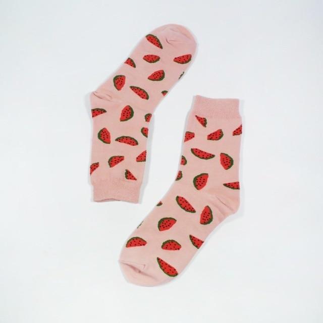 New fashion women men colorful dog cotton socks Spring couple lover Casual Pill Fox neutral red sock Hot