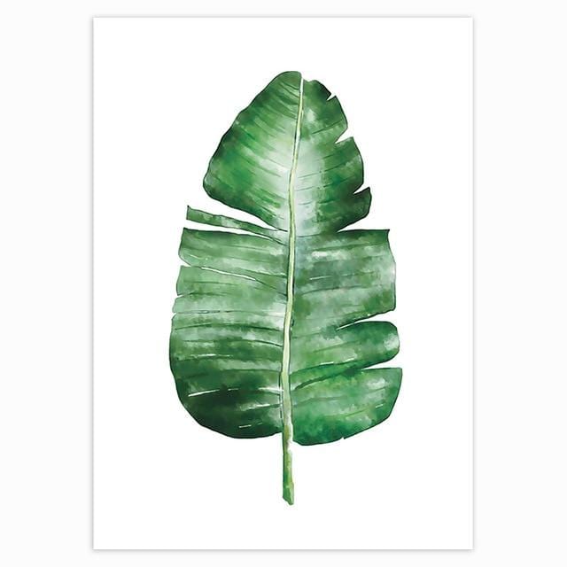 Affiche de plantes tropicales de Style scandinave, feuilles vertes, tableau décoratif, peintures murales modernes pour décoration de salon et de maison