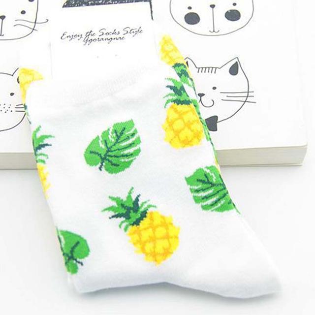 [EIOISAPRA] Nette Jacquard/Pflanzen Druck Muster Kunst Socken Frauen Koreanische Tier/Kaktus Socken Lustige Socken Kawaii sokken Calcetines