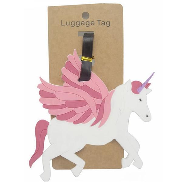 Travel Accessories Creative Luggage Tag Animal Cartoon Silica Gel Suitcase ID Addres Holder Baggage Boarding Bag Portable Label
