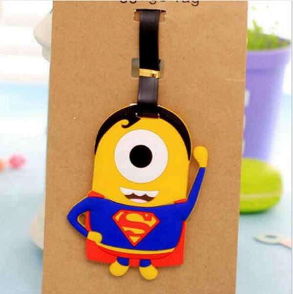 Travel Accessories Creative Luggage Tag Animal Cartoon Silica Gel Suitcase ID Addres Holder Baggage Boarding Bag Portable Label