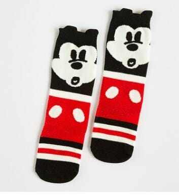 children socks cartoon mouse fox totoro pattern style baby socks cotton small boy girl knee high leg warm big kids short sock