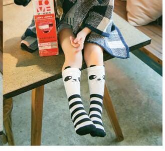 children socks cartoon mouse fox totoro pattern style baby socks cotton small boy girl knee high leg warm big kids short sock