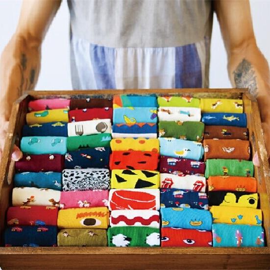 Adult Size Lovely Daily Animal Weel Socks Watermelon Dachshund Beagle Lion Farm Bull Terrier Elephant Fox Pill Fruit Dog Combo