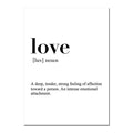 Nordic Minimalist Canvas Painting Love Home Family Quote Poster Print Modern Wall Art Wall Pictures for Living Room Home Decor