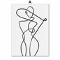 Geometric Curve Wall Art Canvas Painting Black White Poster Figure Painting Posters And Prints Wall Pictures For Bedroom Decor