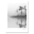 Scandinavian Landscape Canvas Poster Nordic Style Lake Boat Forest Nature Wall Art Print Painting Decoration Pictures Home Decor