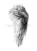 No Frame Angel Wings Poster Scandinavian Canvas Painting For Living Room Wall Picture Black White Print Nordic Art Home Decor