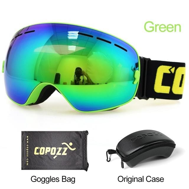 copozz goggles COPOZZ Brand Ski Goggles Men Women Snowboard Goggles Glasses for Skiing UV400 Protection Snow Skiing Glasses Anti-fog Ski Mask