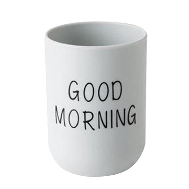 Wholesale Toothbrush Cup Personality Music Note Milk Juice Lemon Mug Coffee Tea Cup Home Office Drinkware Unique Gift #F